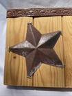 Rustic Metal Star Wooden Wall Decor With Clap Message Board Americana 10 5x7 25   