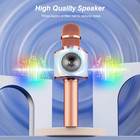 Wireless Bluetooth Karaoke Microphone 3-in-1 Portable Handheld Karaoke Mic Speak