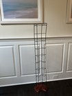 Black Metal Wave 110 Cd Storage Tower 100  Cds Wood Base Modern 90s Atlantic