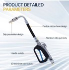 Air Operated Oil Control Valve Dispenser Nozzle  Fuel Filler Gun 1 2-inch Npt   