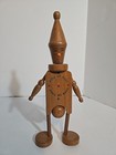 Vintage Wooden Toy Pull My Ball Figure