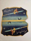 1950 s Rocket Brand Gold And Silver Eye Sewing Needle Book With Needles