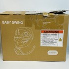 Feitiong Baby Swing W  Remote Control 5-speed Timer - Beige -  new Damaged Box 