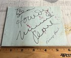 Autograph Dual Minnie Pearl   David Houston  Vintage Signed Album Page