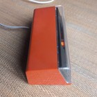 Copal Flip Clock Ap-110 Vintage 1970s Alarm Orange Retro Working Tested Japan