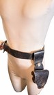 Vintage Military Police  38 Special Revolver Leather Holster Belt Rig 47   