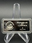 2010 Year Of The Tiger Colorized 20g 99 9 Silver Bar  5 Republic Of Liberia