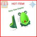Frog Potty Training Urinal For Toddler Boys With Funny Aiming Target  Frog Pee T