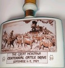 Great Montana Centennial Cattle Drive Commemorative Decanter  Sept 4-9 1989