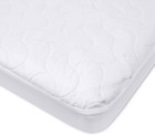 Waterproof Fitted Mini Crib Mattress Protector 38  X 24  - Quilted  Noiseless   