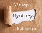 Wonderful New Bundles Of Vintage And Antique Ephemera For Crafting Or Collecting