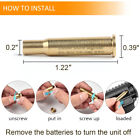 Red Laser Brass Bore Sight Training Bullet Caliber 223 9mm  308 7 62  45 5 45x39