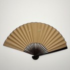 Antique Giant Japanese Folding Fan Hand Painted Date Signed K  en 1926 Taisho Art