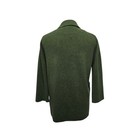 J crew Womens Green Merino Wool Blend Knit Blazer Jacket Size Small Open Front