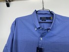  125 Polo Ralph Lauren Men s Long Sleeve Button Up Shirt Blue Slim Fit Xl New