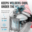 Yeswelder Lyg-30800h-w Auto-darkening Welding Helmet W fan   Light  4 5-13 Shade
