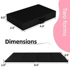 Signature Fitness 4x8x2  Folding Gymnastics Mat Exercise Tumbling Gym Black