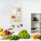Double-sided Cork Board 16  x12   Wood Frame With Pushpins For Home Office