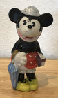 Htf Vintage Disney The Two Pals Mickey   Minnie 4  Bisque Figurines Original Box