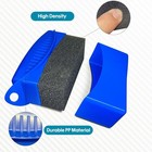 Tire Dressing Sponge Applicator Contoured  Reusable Tire Shine Applicator Wit