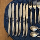 1847 Rogers Bros International Silverplate Flair Mid Century Modern 32 Pieces