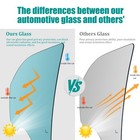 Driver Left Side Front Door Window Glass For 2019-2024 Ram 1500 Tempered Glass