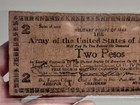 1943 Philippines us Army Script 2 Pesos Note
