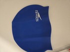 Speedo Performance Swim Cap Adult Unisex Blue Solid Silicone Soft Lightweight