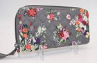 Vera Bradley Rfid Accordion Wallet  wristlet In  hope Blooms  Pattern