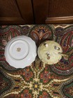 Set Of 6 Vintage Royal Sealy Lusterware Footed Teacups Saucers   1 Spare  Japan