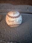 1942 Three I League Cedar Rapids Raiders Baseball Red Black Stitch-cliff Mapes