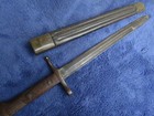 Original Vintage Italian M1891 Carcano Rifle Bayonet And Scabbard Maker Terni
