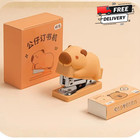 Mini Stapler With 400 Staples 24 6 Kawaii Cartoon Animal Portable Office School
