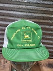 Vintage Sandland Equipment John Deere Ft Myers Florida Snapback Trucker Hat Cap