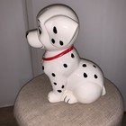 Vintage Ceramic Disney 101 Dalmatians Puppy Dog Coin Piggy Bank Figurine