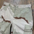 Vintage Us Military Pants Mens M Desert Storm Camo Ripstop Combat Trouser 34x31