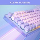 Gaming Keyboard And Mouse Combo  K1 Rgb Led Backlit Wired Keyboard With 104 K   