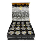 Honey Cali 1oz Glass Wax Jars 16-pack Assorted Designs With Display Box