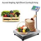 Giantex 660lbs Weight Platform Computing Stainless Steel Digital Floor Scale New