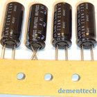 4x Nippon Nic Nrzj 2200uf 10v Long Life Low-esr 105c Radial Capacitors Caps 10mm
