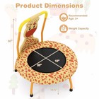 Mini Trampoline With Foam Padded Handle safety Padded Cover For 3 years Old Kids