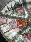 Chinese Porcelain Rose Medallion Famille  Oval Platter Plate Wall Must