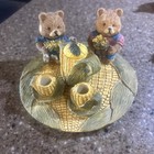 Vtg Mini Ceramic Tea Sets Bunnies Strawberries Bears Sunflowers Corn Grapes Ark