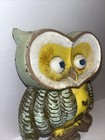 Vintage Mcm Sexton 1970 Owl Wall Hanging Decoration Metal Art 1970s Kitsch