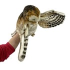 Hansa Barn Owl Hand Puppet Soft Plush Toy 12  30cm 