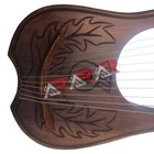 New Lyre Harp Rose Carrying Bag Brand Tuning Key Thistle Design 10 Metal Strings