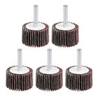 1-1 2x1x1 4  Flap Wheel Sander For Drill Mounted Sanding Grinding 40 Grit-5 Pack