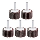 50pack 1-1 2x1x1 4  Flap Wheel Sander 40 Grit For Drill Mounted Sanding Grinding