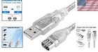 Firewire To Usb Adapter Cable 6-pin Ieee 1394 Male To Usb 2 0 Male Converter Fir