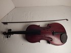Antique Violin Nicolaus Amatus Fecit In Cremona 1619    Wood Coffin Case   Bow